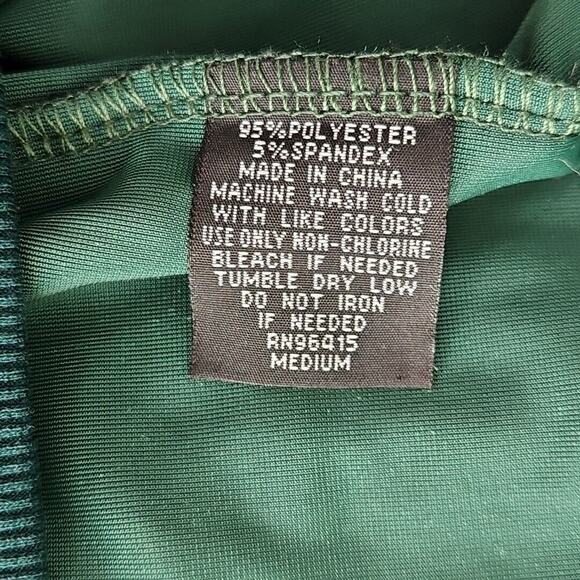 Massive Luxury Edition Velvet Hoodie Women's Size Medium Green Mob Wife Core Y2K - Picture 13 of 14